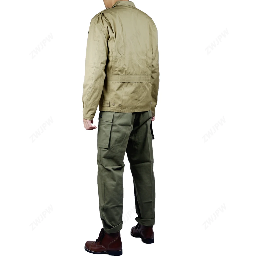 WW2 الجيش الأمريكي M41 الحقل سترة F/W سماكة النسخة D-DAY عالية الجودة WW2 الجيش الأمريكي M41 الحقل سترة F/W سماكة النسخة D-DAY عالية الجودة