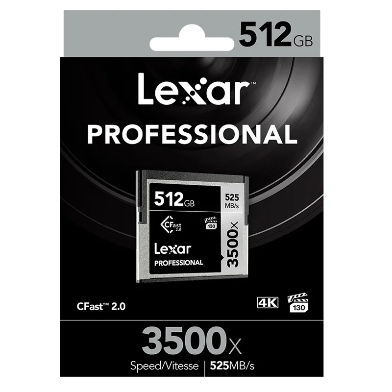 Оригинальная флеш карта памяти Lexar Cfast2.0 CF 3500X 525 м/с 256 ГБ для профессиональной