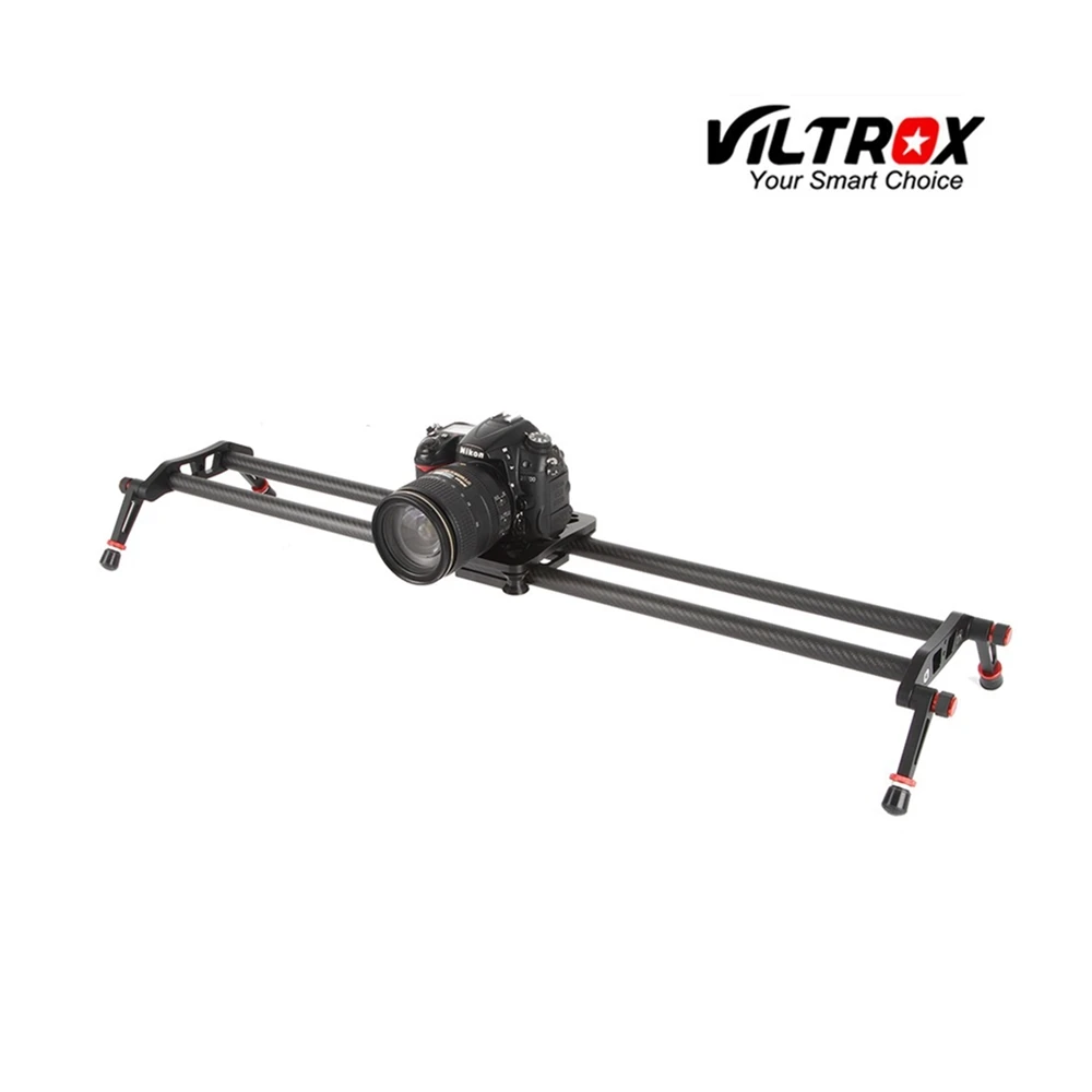 

Viltrox VC-80 80cm Carbon Fiber Track Dolly Rail Slider Stabilizer For Canon Nikon Sony DSLR Camera Video Camcorder