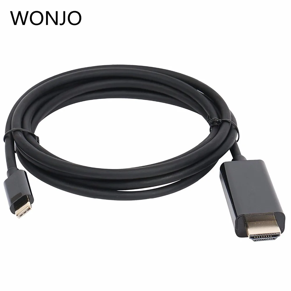 USB-C USB 3,1 type C к hdmi-кабель, адаптер 4 K концентратор USB-C Мужской кабель для зарядки с адаптером для Macbook Matebook notebook