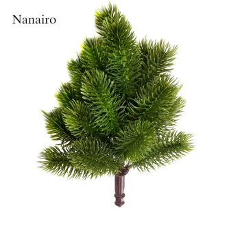

Artificial Plants Pine Branches Christmas tree Wedding Decorations DIY Handcraft Accessories Mini Fake christmas Tree
