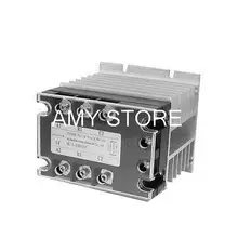 Контроль 90-280VAC Нагрузки 380VAC 10A ССР ТВЕРДОТЕЛЬНЫЕ Реле ж Теплоотвода Ubzqk