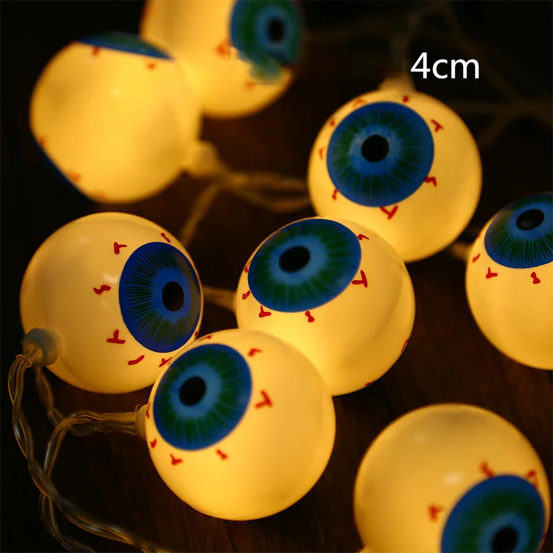 10 LED 1.5M Halloween Decor Pumpkins/Ghost/Spider/Skull LED String Lights Lanterns Lamp DIY Home Bar Outdoor Party Supplies