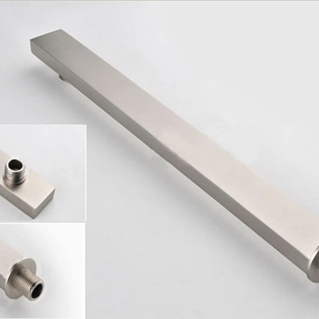 Free Shipping Whole And Retail Promotion Brushed Nickel Square Free Shipping Whole And Retail Promotion Brushed Nickel Square Shower Arm Wall Mounted Head Pipe