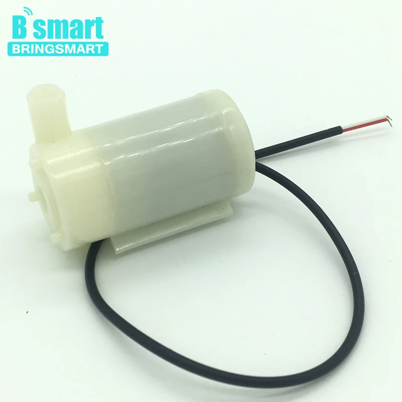 

1pc Bringsmart Mini Micro Submersible Water Pump DC 2.5-6V Low Noise Brushless Motor Pump120L/H