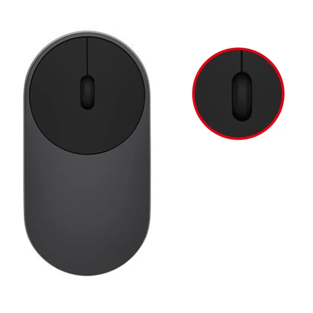Xiaomi Mi мини беспроводная мышь 2 4 ГГц Wi Fi Bluetooth 0 для Windows 8 Win10 ноутбук из алюминиевого