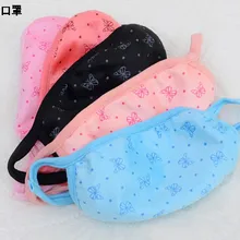 1 шт. модные Хлопковые женские маски-бабочки Многоразовые против загрязнений зимние дышащие маски женские пылезащитные марлевые маски