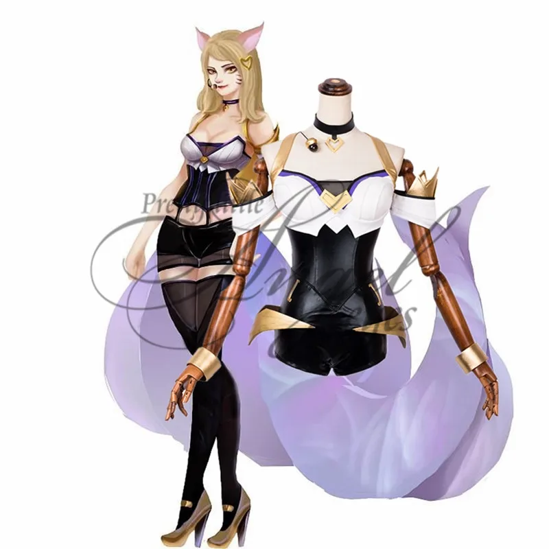

League of Legends LOL KDA Ahri K/DA Cosplay Costume Halloween Party Full Set