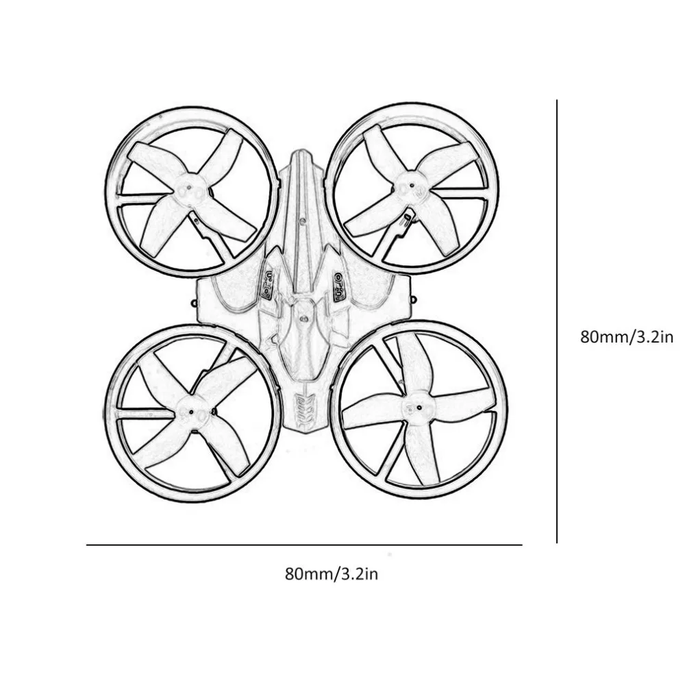Мини четырехосный самолет с одной кнопкой возврата в Безголовый режим маленький пульт дистанционного управления Самолет детские игрушки новые