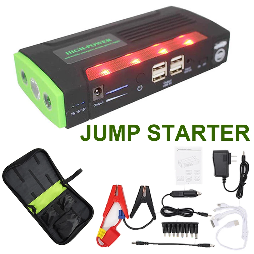 big sale Capacity Car Jump Starter Mini Portable Emergency font b Battery b font Charger for