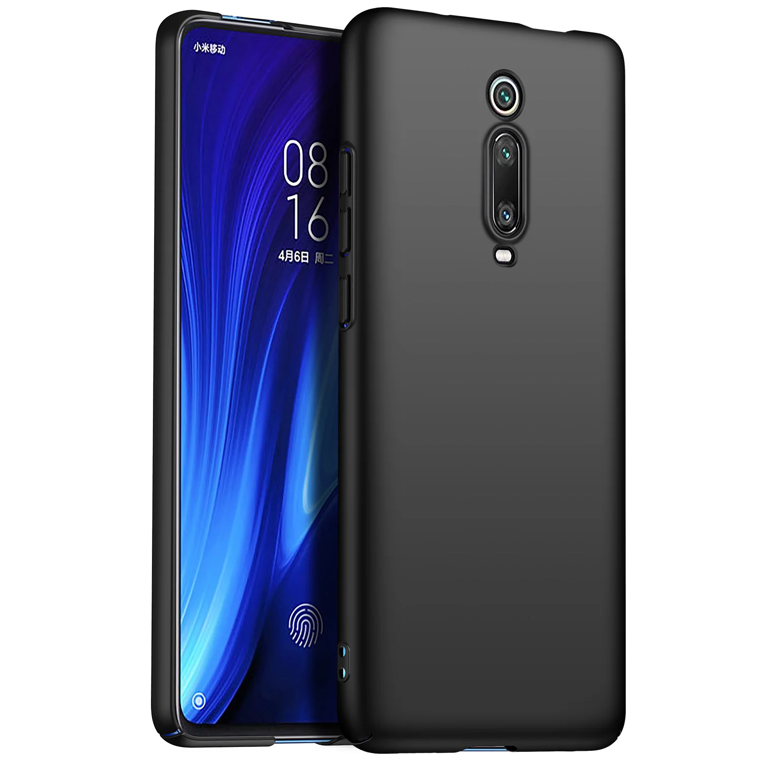 Для xiaomi mi 9T Pro Чехол роскошный высококачественный Жесткий ПК Тонкий матовый защитный чехол на заднюю панель для xiaomi mi 9t mi 9t чехол для телефона - Цвет: Smooth black