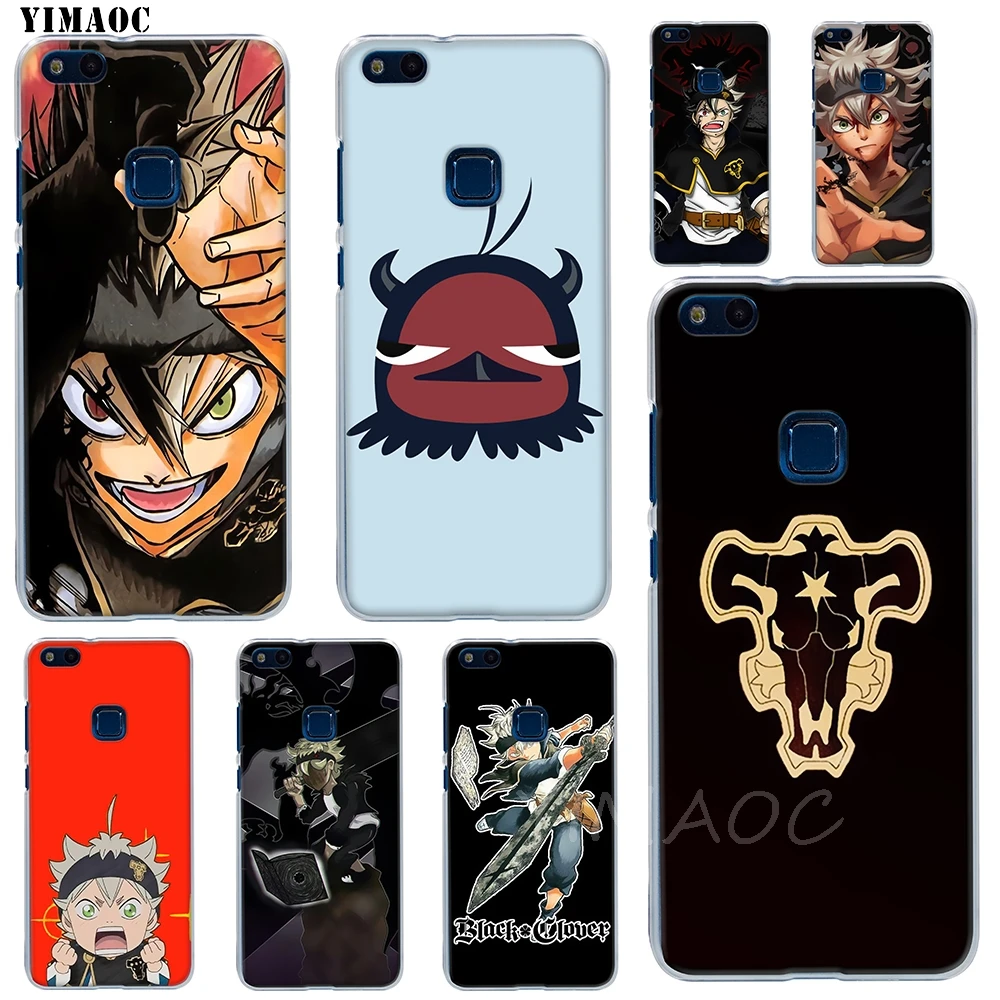 

YIMAOC Manga Anime Black Clover Soft TPU Cover for Huawei Honor 6A 7X 7A Pro 8C Mate 10 Note 10 9 Lite Y6 Y9 Y7 Prime 2018