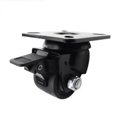 

2PCS/LOT Wheel D:50mm 2- inch Casters With Brake Resistance Wheels (Loading 300kg)