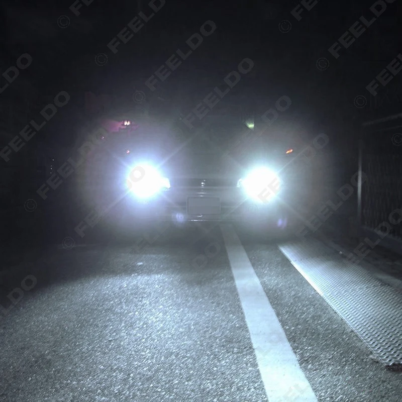 FEELDO 4 пары 35 Вт HID Биксеноновые H4/9003 дальний/ближний свет Сменные лампы 4300K 6000K 8000K