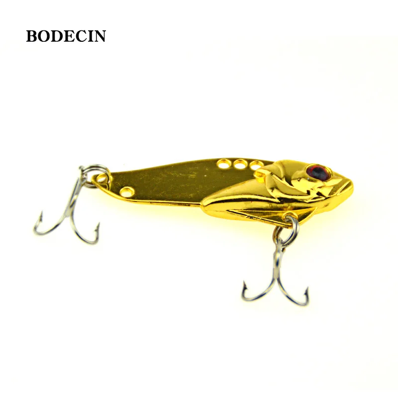 Fishing Lure Wobblers Metal VIB Sequins Baits 4pcs 5CM 10.8G Tackle Pesca Fish Lures Wobbler Vibration Hard Bait Crankbait Bass (3)