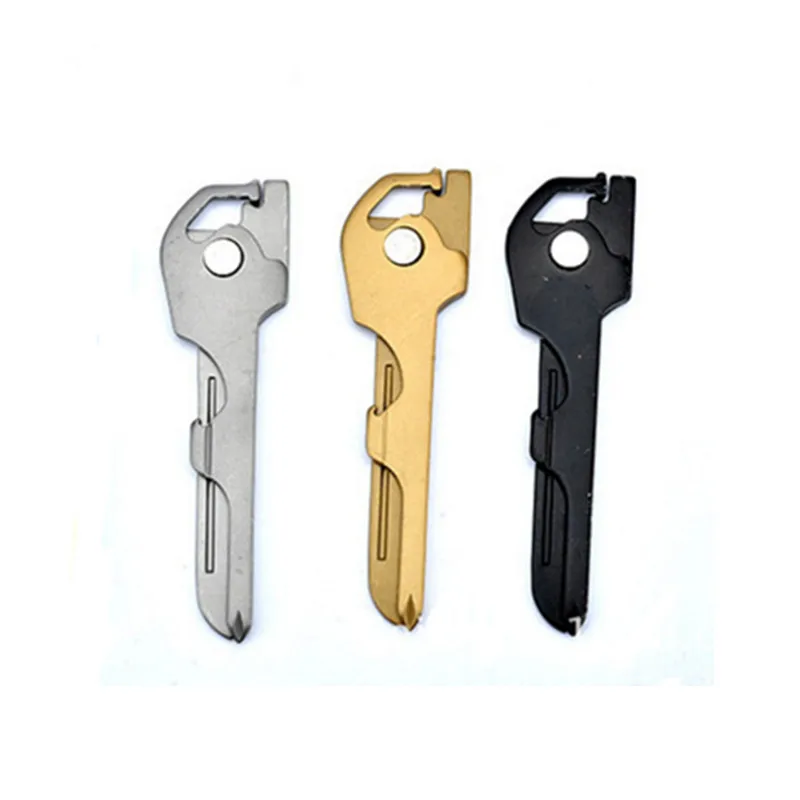 

6 in 1 Useful Multifunction Knife Practical Swiss Tech Utili Key Outdoor Screwdriver Bottle Opener Keychain Camping EDC Tools