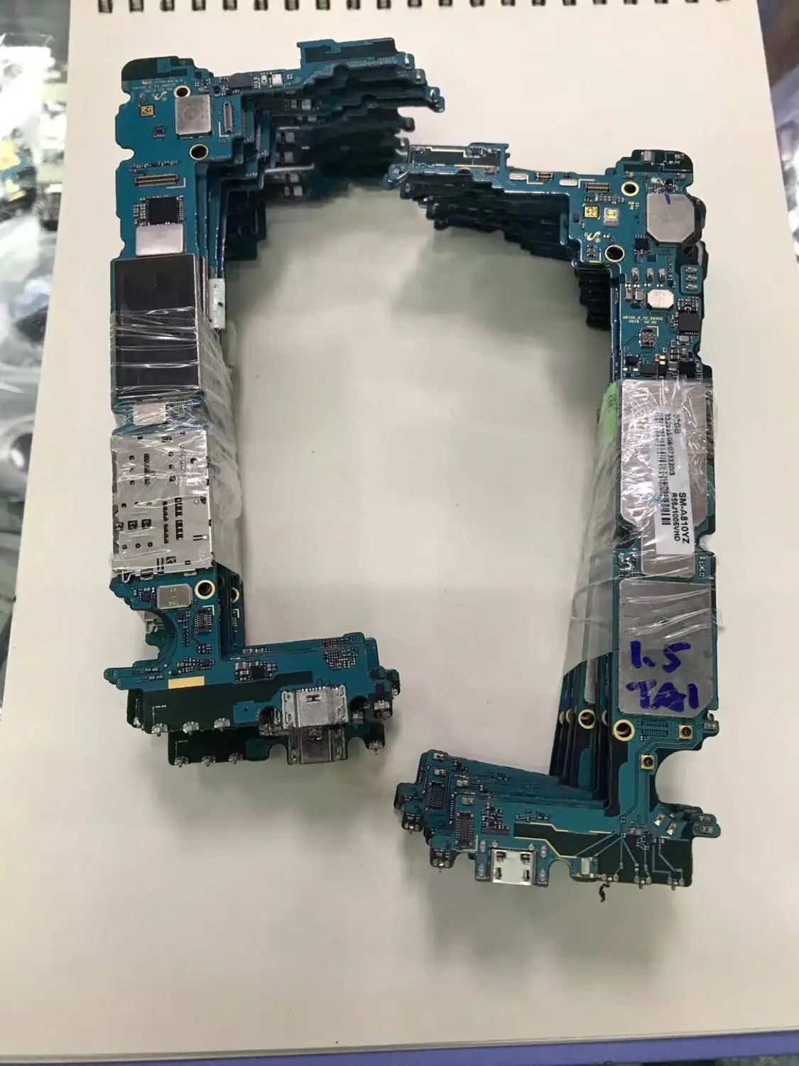 Разблокирована для Samsung galaxy a8 a810f материнская плата полностью функциональная