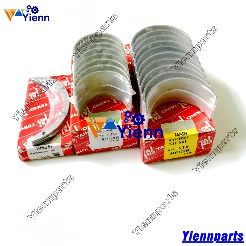 Mitsubishi S3E S4E S6E Crankshaft Main Bearing and Connecting Rod Bearing