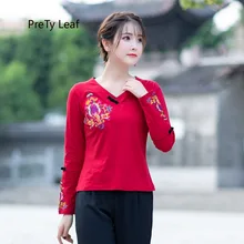 Осенняя НОВАЯ тонкая хлопковая футболка с длинными рукавами и v-образным вырезом