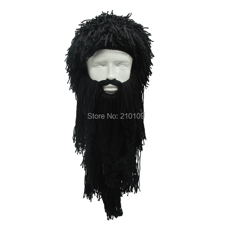 Mr. Kooky, унисекс, безумный парик с длинной бородой, Vikingar, шапки Викинги, ручная работа, зимние подарки для косплея, забавные костюмы на Хэллоуин, шапки