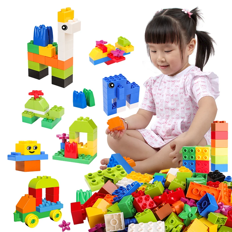 Big Size DIY Building Blocks Colorful Water Pipe Accessories Pipeline Tunnel For Children Compatible With LegoINGly DuploE Brick Big Size DIY Building Blocks Colorful Water Pipe Accessories Pipeline Tunnel For Children Compatible With LegoINGly DuploE Brick