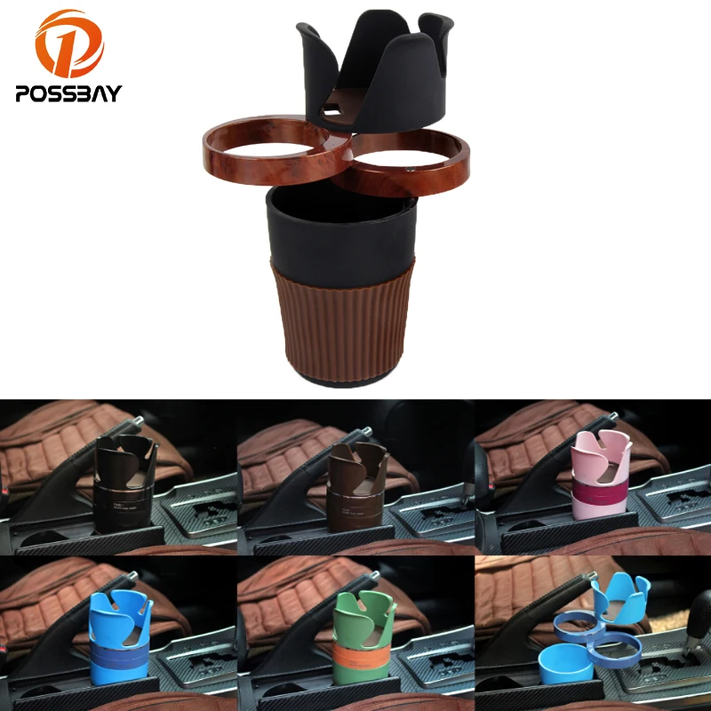POSSBAY Multi Funktion Auto Organizer Auto Sonnenbrille Trinken Tasse Halter Auto Telefon GPS Halte