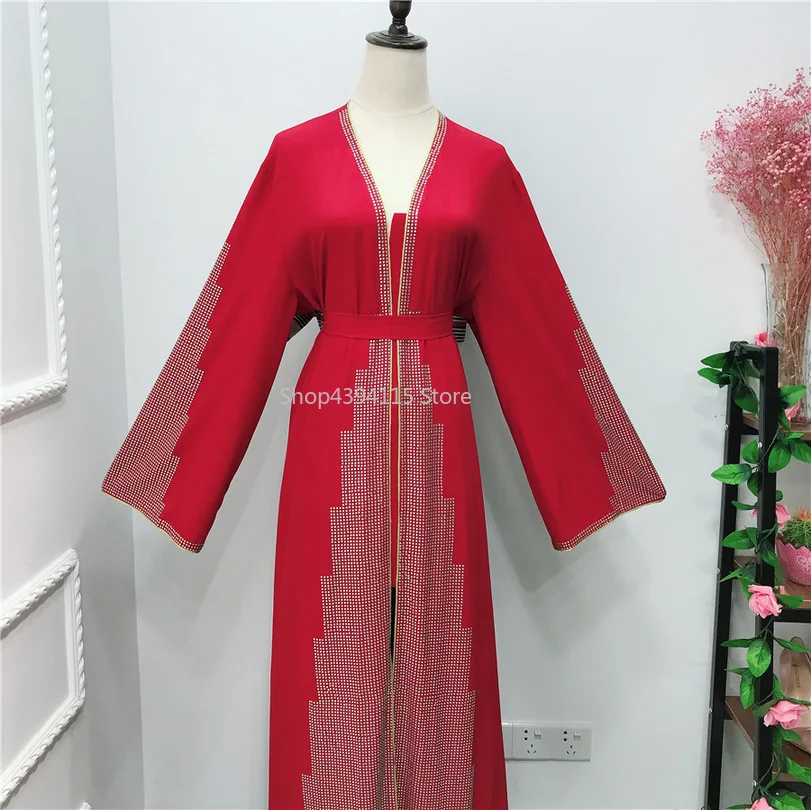 Роскошный мусульманский кардиган, украшенный бусинами, abaya, длинное кимоно, длинные халаты, Jubah, Дубай, Ближний Восток, Арабский исламский наряд