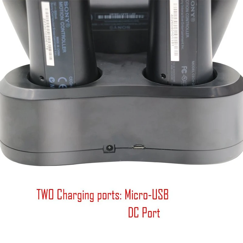 DOITOP 4 в 1 док-станция для зарядки с USB подставкой со светодиодный светильник для PS3 MOVE для PS4 VR контроллеры геймпад Зарядное устройство Док-станция