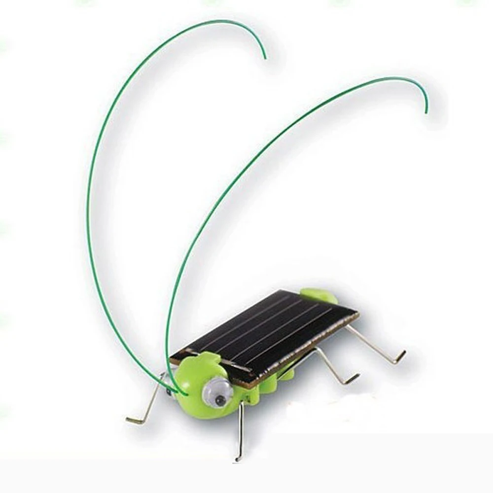 Лидер продаж энергия солнечной батареи насекомых Кузнечик, сверчок детская игрушка подарок абсолютно новый и качественный восхитительный