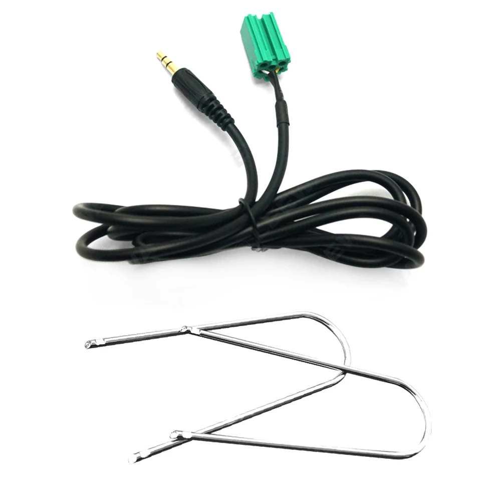 

Car Radio MP3 Auxiliary Adapter Aux Input Jack Lead Cable Adapter For Renault Clio Megane Laguna 3.5mm