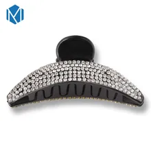 М мизм Модный Блестящий Кристалл заколки для волос красивые девушки Стразы шпильки Краб когти челюсть зажим украшения для волос для женщин заколка