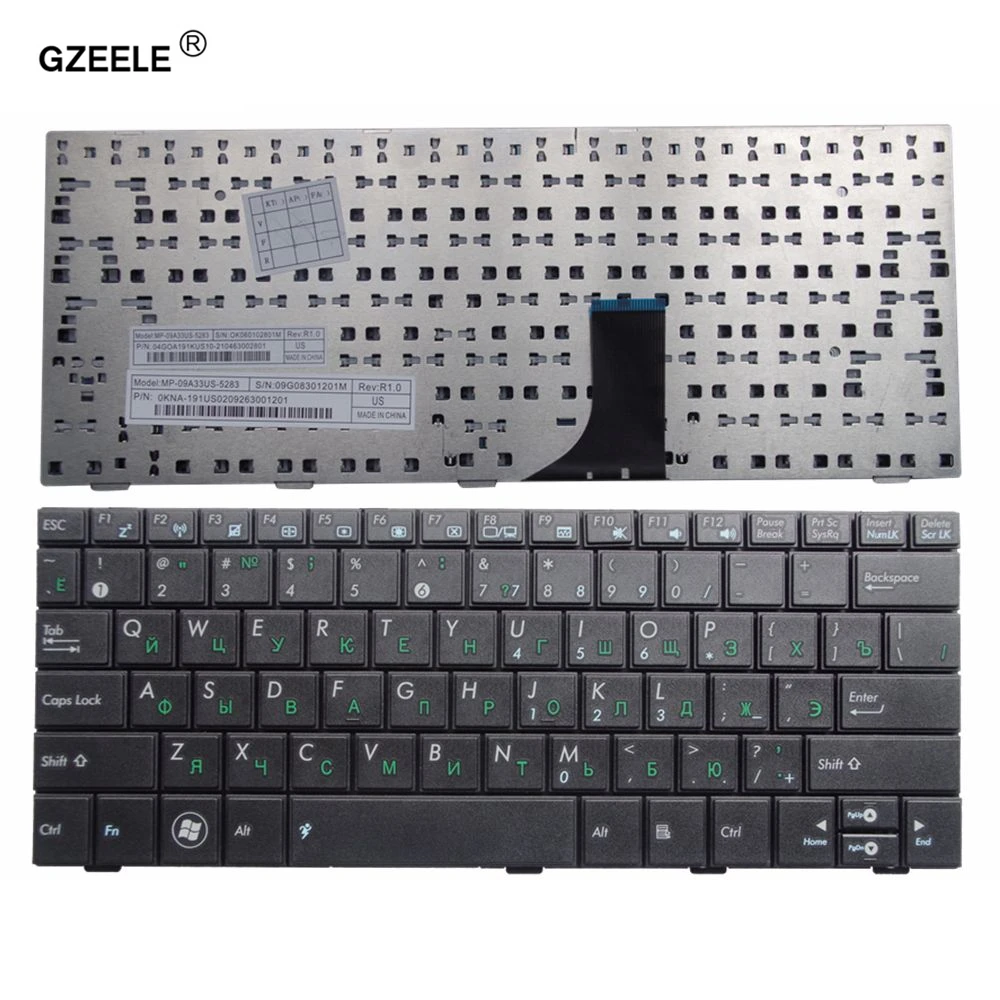 Gzeele Keyboard For Asus Eeepc Eee Pc 1005 1005hd 1005ha 1001 1001h 1005h 1008 1008h 1008ha 1001ha Ru Black 9j N1q 10r Russian Keyboard For Asus Asus Eeepc Keyboardasus Eee Pc Keyboard Aliexpress