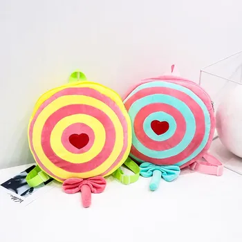 

Kids cute Backpacks Girl Boy Cute Schoolbag Children Cartoon Flannel School Bags bolso mujerB10