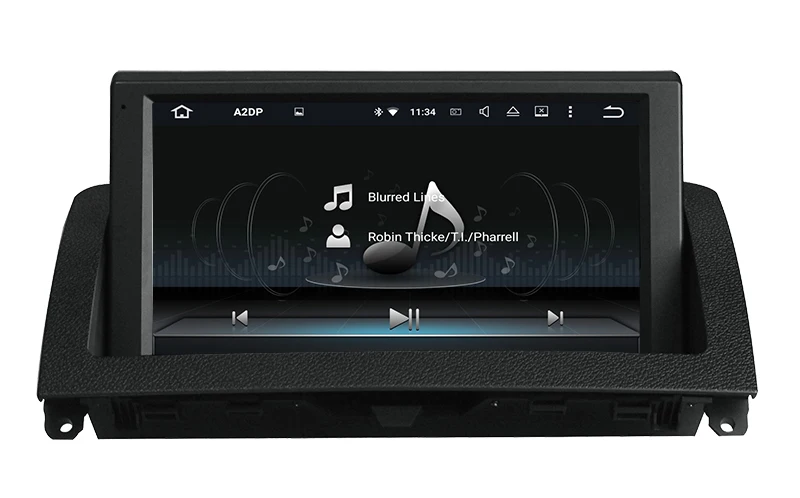 Perfect 8" Android 7.1 Car Multimedia Player for Mercedes Benz C Class W204 2007-2011 with GPS Navigation DVD USB AUX SD WiFi 4Core 2+16 3