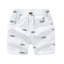 Распродажа детской одежды летние шорты для мальчиков детские модные хлопковые спортивные шорты с принтом летние пляжные свободные шорты для мальчиков