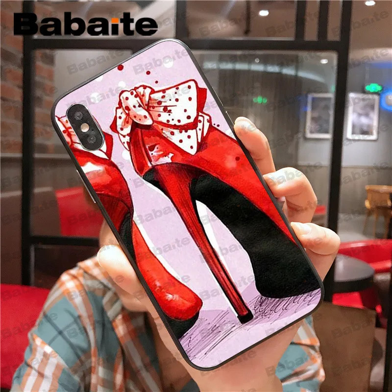 red high heel shoes girly 