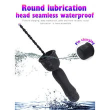 16 Speed Urethral Vibrator Silicone Penis Plug Dildo Vibrators Masturbator For Men Urethral Dilators Penis Inserts Sex Toys