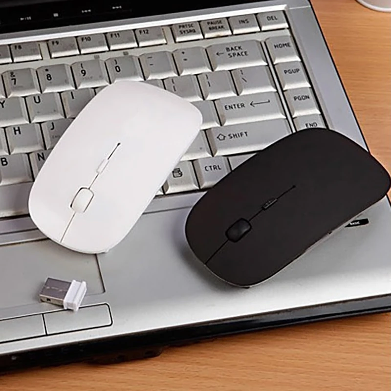 

Ultra Slim Optical Wireless Mouse 2.4G USB 3-Levels Adjustable 1600 DPI Mouses For PC Laptop Desktop Wireless Mouse