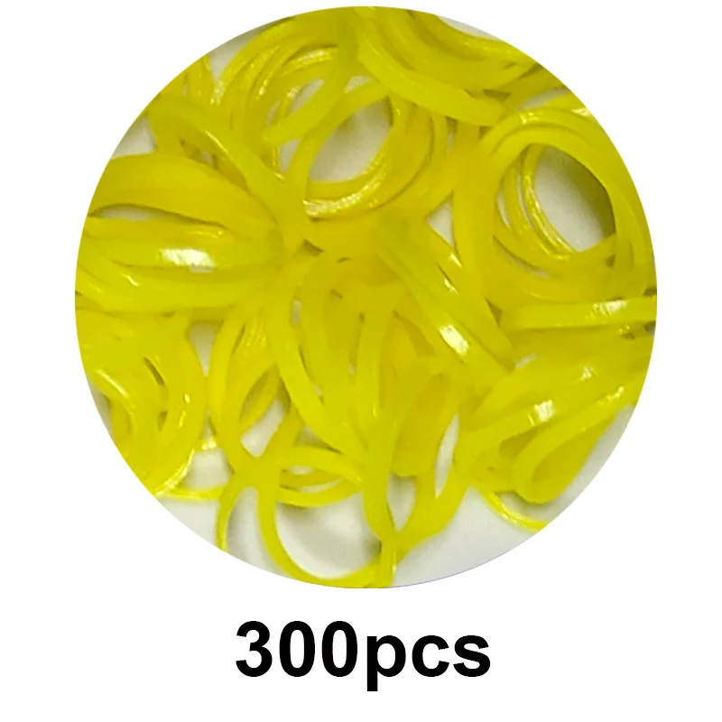 Loom Band Weaver Kit Loom Band Kit Loom Band Weaver Rubber Band Bracelet Kit Jewellery Making Kit Friendship Bracelet Making Kit 300pcs Rubber Loom Bands DIY Toys Lacing Bracelet For Kids Or Hair Rubber Bands Refill