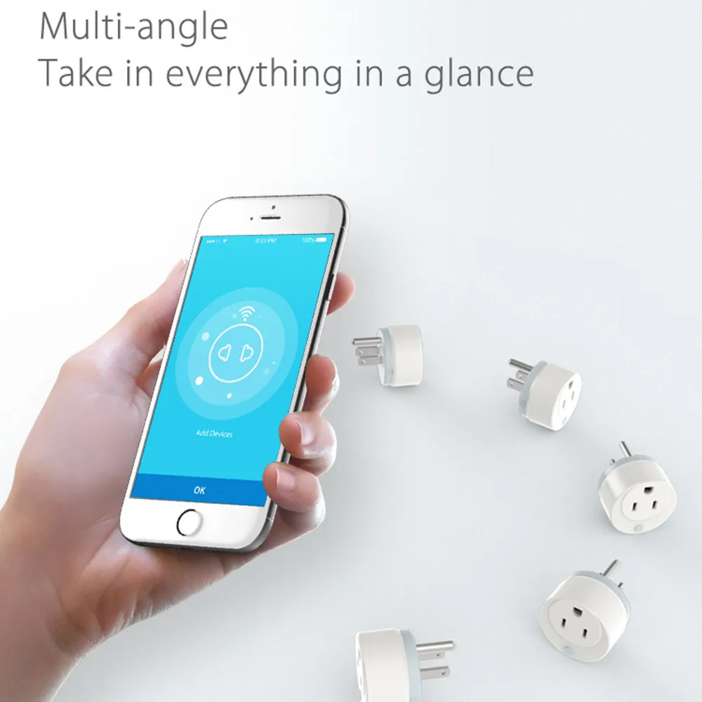 AC 85 230 В Новый умный мини WiFi розетка переключатель работает с Echo Alexa Google Home Remote US Smart