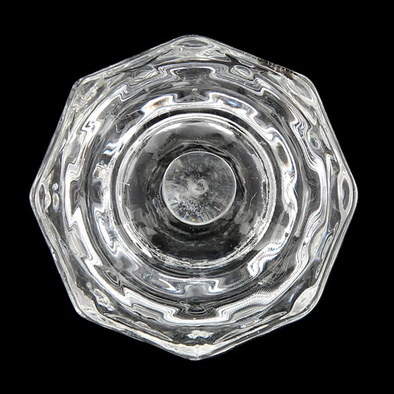 1PC Crystal Glass Dappen Dish Lid Bowl Cup Holder Manicure Equipment Nail Tool For Nail Art Acrylic Powder Liquid