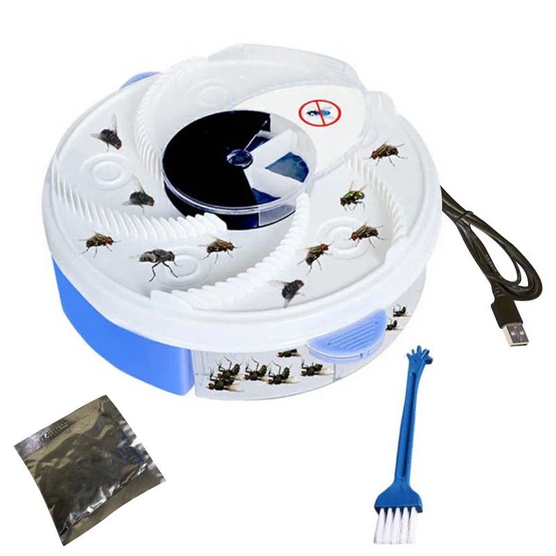 

Electric /USB Automatic Flycatcher Fly Trap Pest Reject Control Catcher Mosquito Pest Repeller Electronic Pest Reject