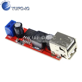 

Double USB output 9v / 12v / 24v / 36v 5 VDC-DC on-board recharging 3A step-down voltage regulator power supply module