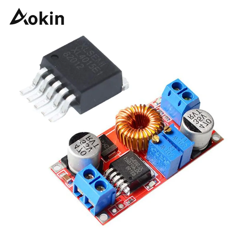 

5A Dc-Dc XL4015 E1 DC to DC 8-36V Lithium Battery Step down Charging Board Led Power Converter Lithium Charger Step Down Module