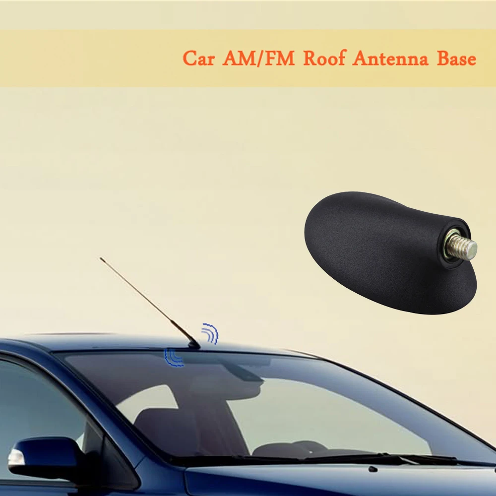 New Universal Auto Car Roof Radio AM//FM Signal Shark Fin Style Aerial Antenna