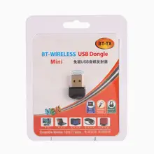 Беспроводной аудио адаптер передатчик Мини-накопитель Бесплатный USB Bluetooth 4,2 USB Bluetooth адаптер беспроводной USB модем