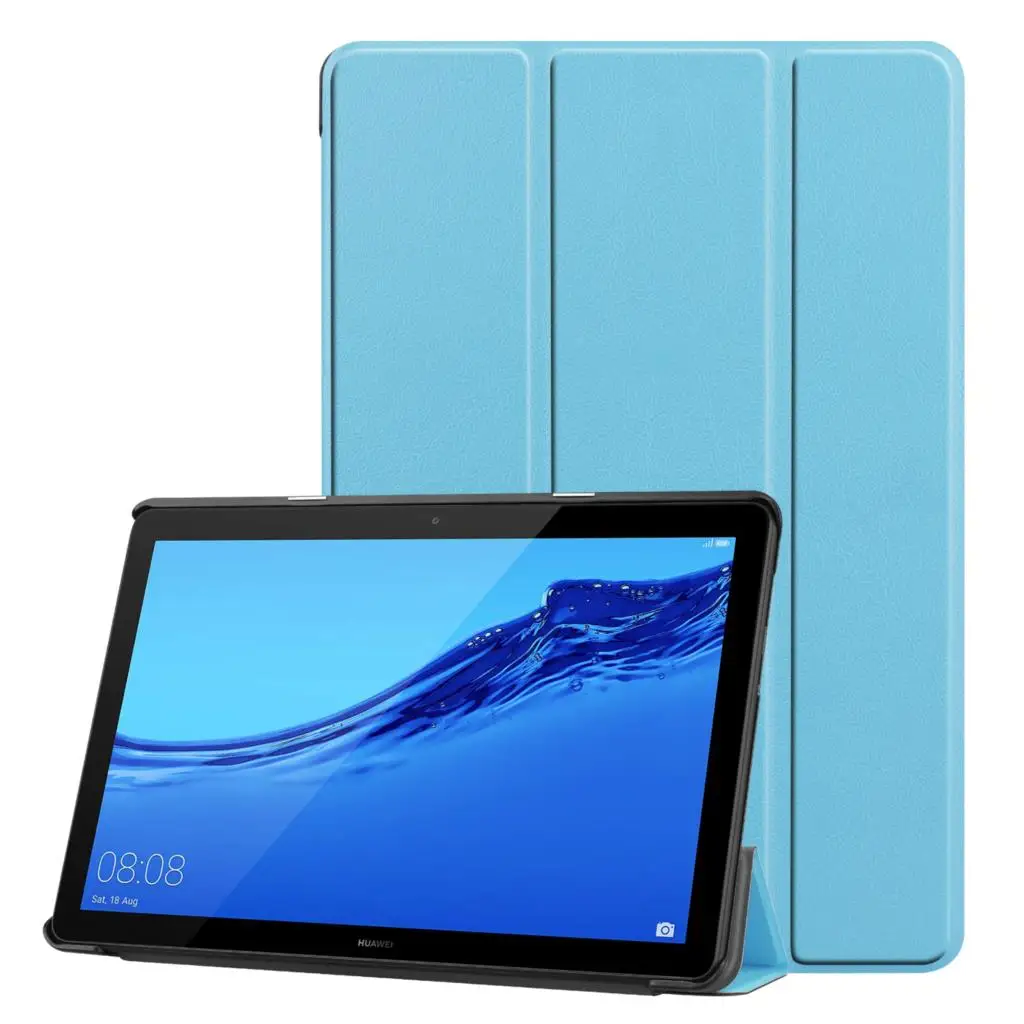 Ultra Slim флип чехол для huawei Mediapad T5 10 AGS2-W09/L09/L03/W19 10,1 "Обложка для huawei Mediapad T5 10 Tablet Coque принципиально