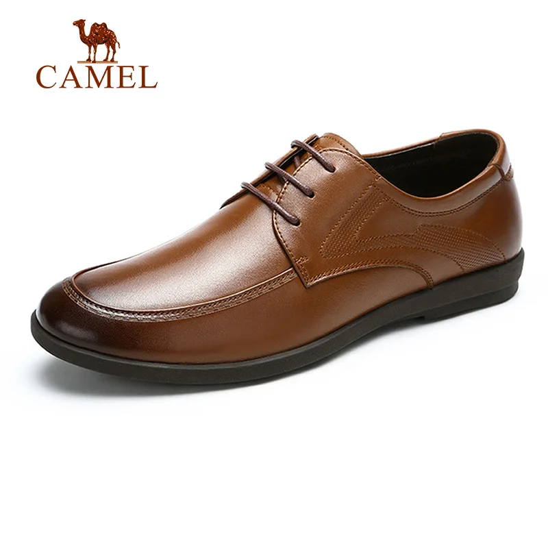 CAMEL Formal Shoes Man Genuine Leather Dress Shoe Men's elegant Wedding Oxford Party Male Footwear chaussures mariage homme цена CAMEL Formal Shoes Man Genuine Leather Dress Shoe Men's elegant Wedding Oxford Party Male Footwear chaussures mariage homme цены онлайн