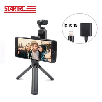 

STARTRC Osmo Pocket Expansion kit ABS/CNC Phone Clip Phone Holder with Tripod & Data Cable Line For DJI OSMO Pocket Accessories