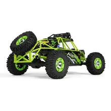 12428 1:12 RC внедорожных автомобилей с светодиодный Light2.4G 4WD 50 км/ч Высокая Скорость электрический рок грузовик на гусеничном ходу 540 коллекторный мотор RTR автомобиль